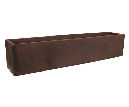 Jardineira Antique Rusty II - 20X20X80cm, Marrom | WestwingNow