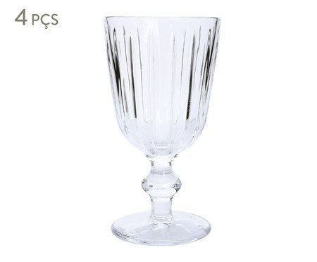 Jogo de Taças Vidro Incolor - 250ml | Westwing