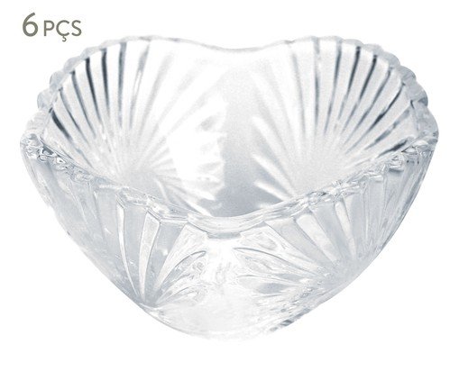 Jogo de Bowl Pequeno Shell para Sobremesa, Transparente | WestwingNow