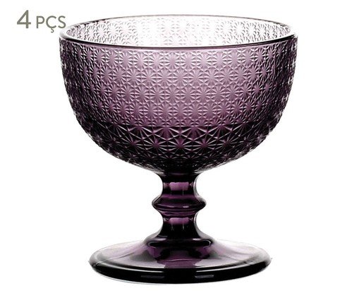 Jogo de Taças para Sobremesa Malva - 290ml, Roxo | WestwingNow