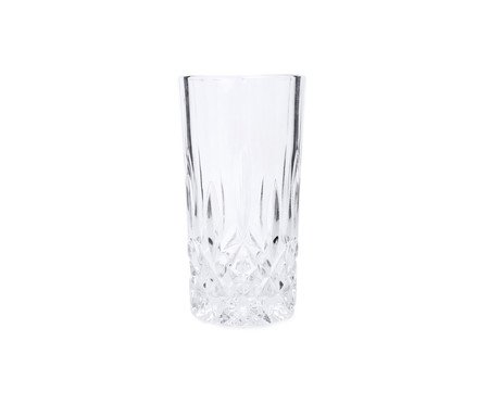 Jogo de Copos Altos Vidro Incolor - 380ml | Westwing