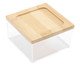 Caixa Tampa Bambu Incolor e Natural I, Transparente | WestwingNow