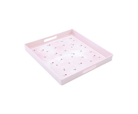 Bandeja Cute Quadrada Rosa | Westwing