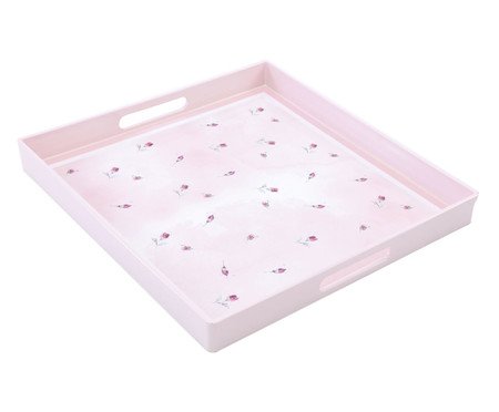 Bandeja Cute Quadrada Rosa | Westwing