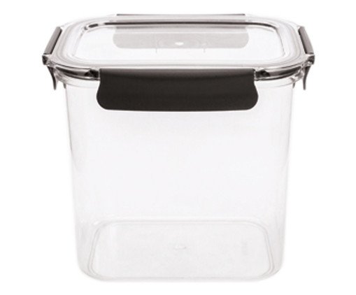 Pote Hermético de Plástico Incolor - 3000ml, Transparente | WestwingNow