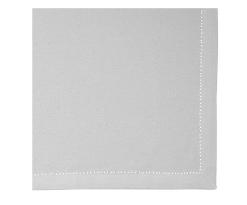 Toalha de Mesa Retangular 06 Lugares com Borda Mitrada Branca, Branco | WestwingNow
