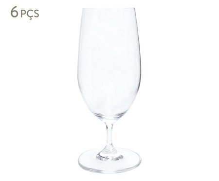 Jogo de Taças Cerveja Cristal Incolor - 390ml | Westwing