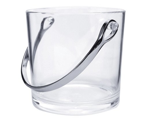 Balde de Gelo Acrílico Incolor - 800ml, Transparente | WestwingNow