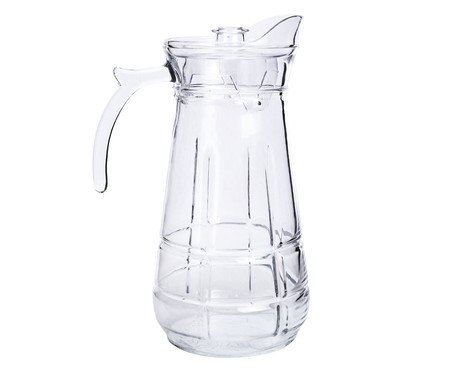 Jarra de Vidro Tampa Plástica Incolor - 1,7L | Westwing