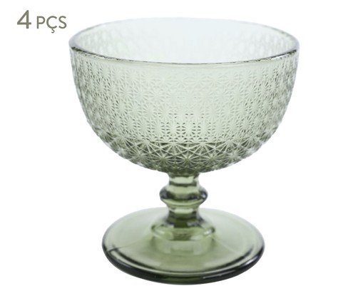 Jogo de Taças para Sobremesa Jung Verde - 290ml, Verde | WestwingNow