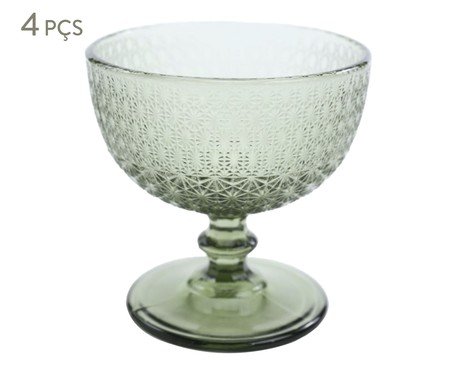 Jogo de Taças para Sobremesa Jung Verde - 290ml | Westwing