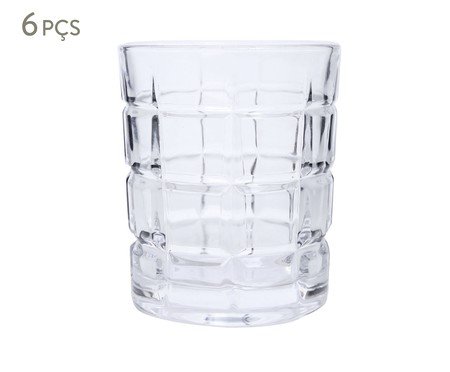Jogo de Copos Whisky Vidro Incolor I - 310ml | Westwing