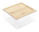 Caixa Tampa Bambu Incolor e Natural IV, Transparente | WestwingNow