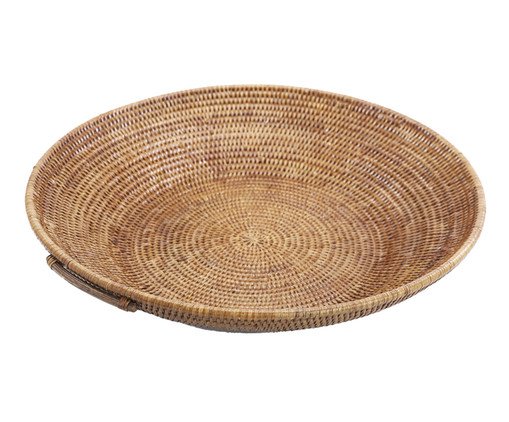 Bowl em Rattan Butcher Marrom, Natural | WestwingNow