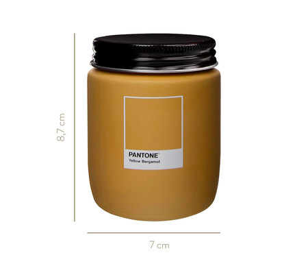 Vela Perfumada de Pote Yellow Bergamot Pantone - 170g | WestwingNow