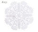 Jogo de Porta Copos Wind Flower Branco, Branco | WestwingNow