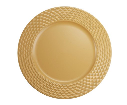 Sousplat Trial Mostarda, Amarelo | WestwingNow