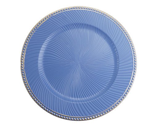 Sousplat Lines Azul, Azul | WestwingNow