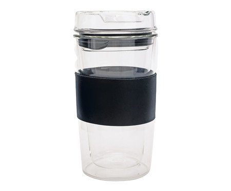 Copo com Tampa Double Wall - 350ml | Westwing