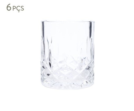 Jogo de Copos Whisky Vidro Incolor - 340ml, Transparente | WestwingNow