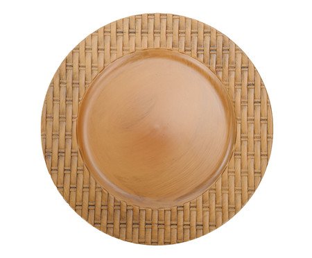 Sousplat Daimon Marrom