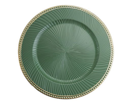Sousplat Lines Verde, Verde | WestwingNow