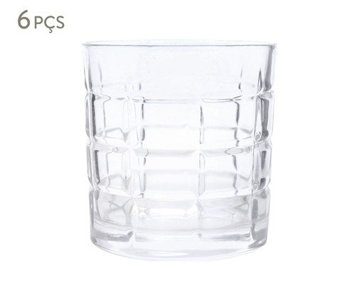 Jogo de Copos Whisky Vidro Incolor - 310ml, Transparente | WestwingNow