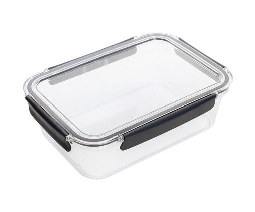 Pote Hermético de Plástico Incolor - 2600ml, Transparente | WestwingNow