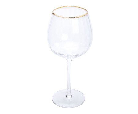 Taça Vinho Fio Ouro Incolor - 705ml | Westwing