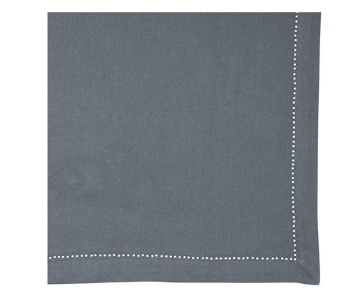 Toalha de Mesa Retangular 08 Lugares com Borda Mitrada Azul, Azul | WestwingNow