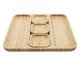 Petisqueira em Bambu com 03 Mini Bowls Natural, Natural | WestwingNow