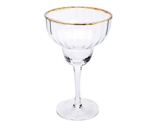 Taça Drink Vidro Ouro Incolor - 335ml, Transparente | WestwingNow