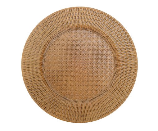 Sousplat Straw Marrom, Marrom | WestwingNow