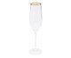 Taça Flute Vidro Fio Ouro Incolor - 250ml, Transparente | WestwingNow