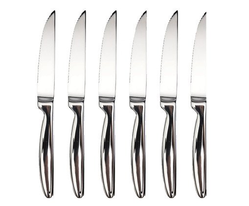 Jogo de Facas em Aço Inox, Prata ou Metálico | WestwingNow