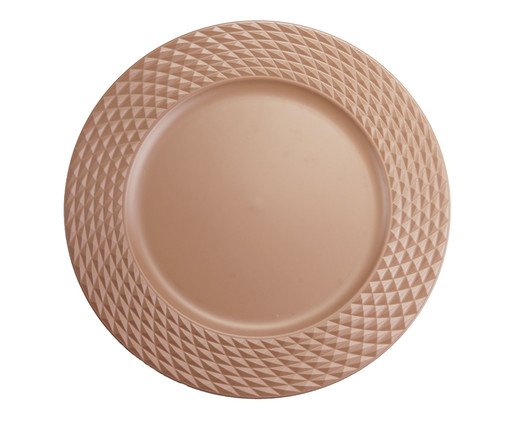 Sousplat Trial Ocre, Rosé | WestwingNow