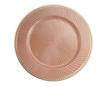 Sousplat Lines Ocre | Westwing