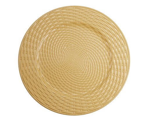 Sousplat Texture Mostarda, Amarelo | WestwingNow