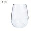 Jogo de Copos Baixos Vidro Incolor - 500ml, Transparente | WestwingNow