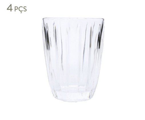Jogo de Copos Baixos Vidro Incolor - 220ml, Transparente | WestwingNow