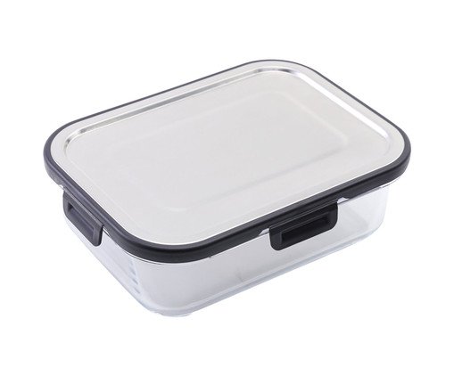 Pote Hermético de Vidro Incolor - 1550ml, Transparente | WestwingNow