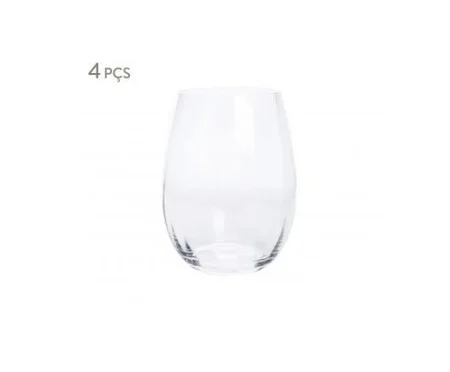 Jogo de Copos de Vidro Cristal - 555ml | Westwing