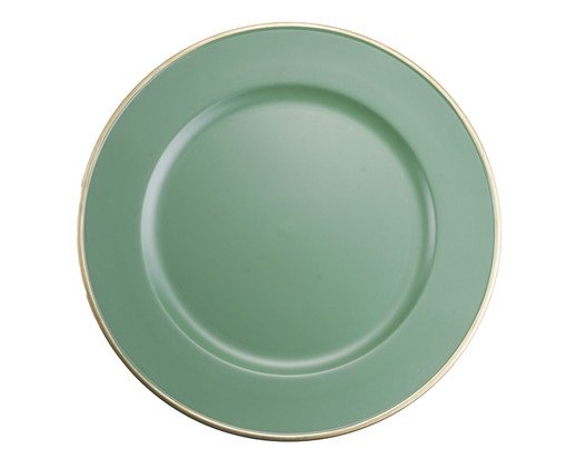 Sousplat Basik Verde, Verde | WestwingNow