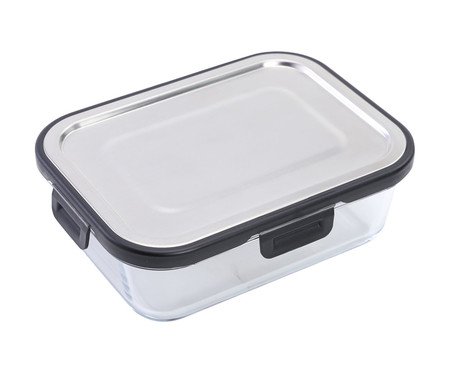 Pote Hermético de Vidro Incolor - 1L | Westwing