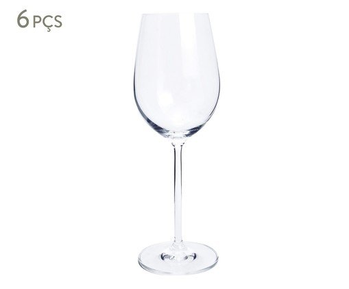 Jogo de Taças Vinho Cristal Incolor - 510ml, Transparente | WestwingNow