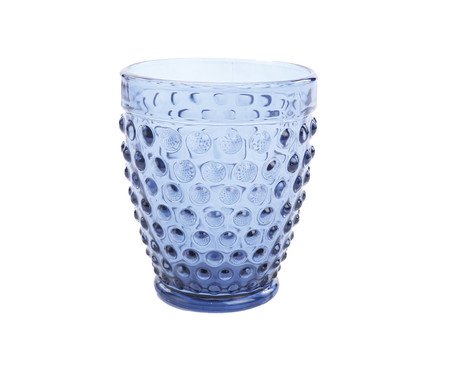 Copo Baixo Bolhas Azul - 290ml | Westwing