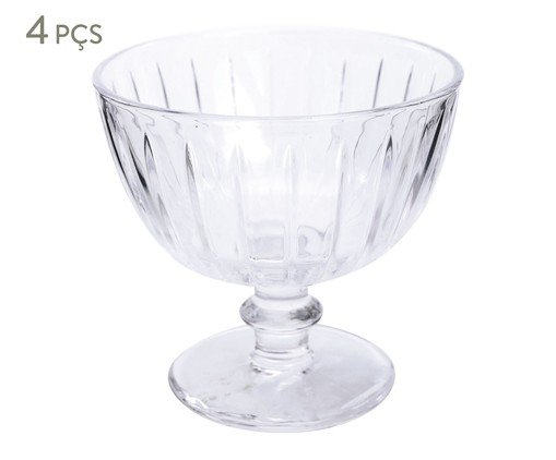 Jogo de Taças Vidro Incolor - 270ml, Transparente | WestwingNow
