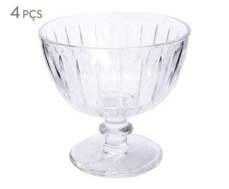 Jogo de Taças Vidro Incolor - 270ml | Westwing