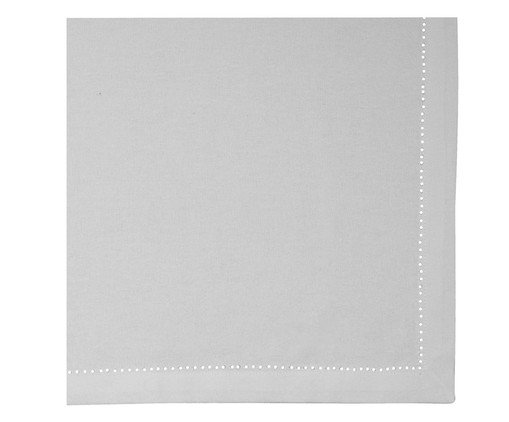 Toalha de Mesa Retangular 08 Lugares com Borda Mitrada Branca, Branco | WestwingNow
