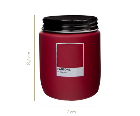 Vela Perfumada de Pote Red Vanilla Pantone - 170g | WestwingNow